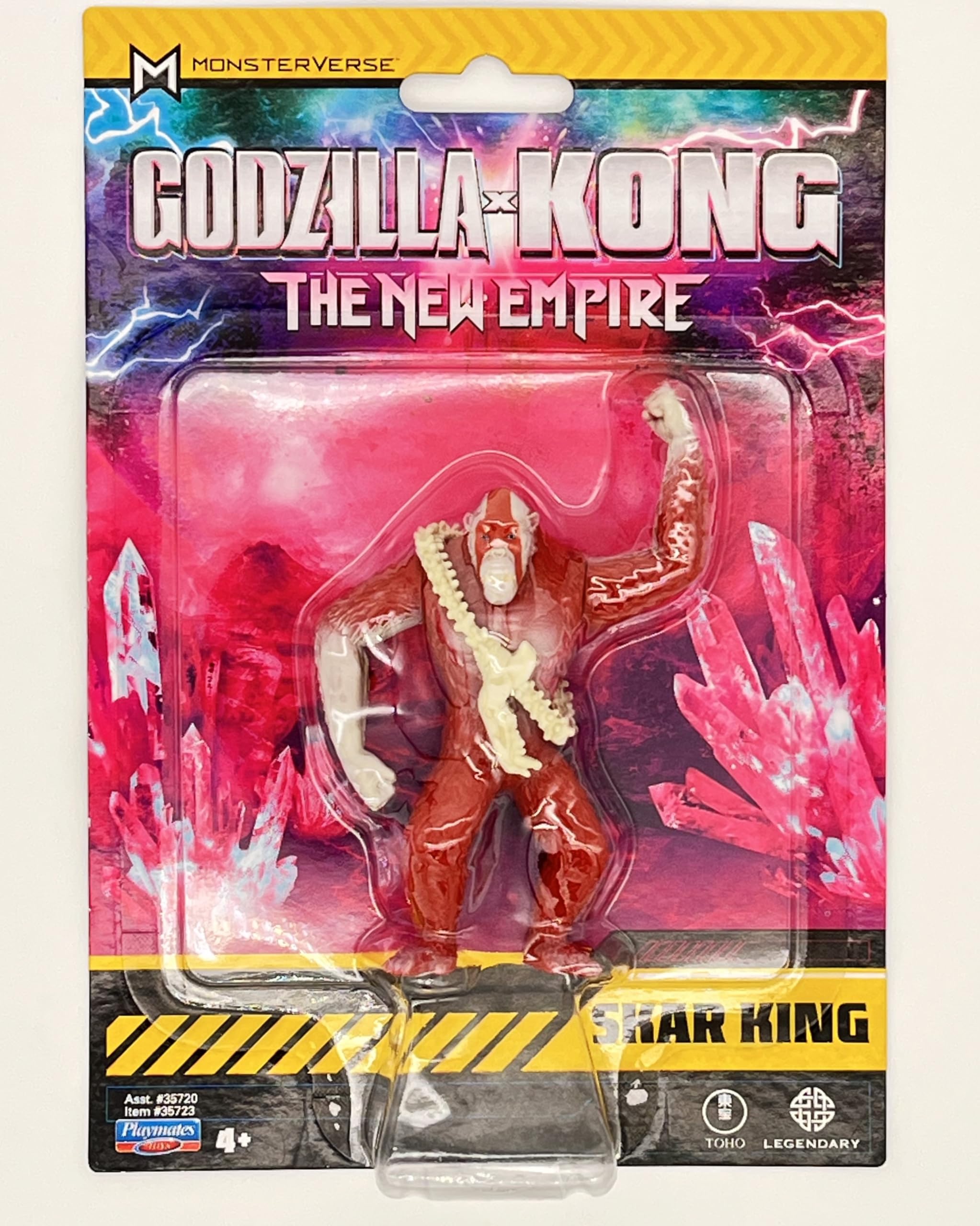 MonsterVerse Godzilla x Kong: The New Empire, 3.25 Inch Skar King Action Figure Toy, Iconic Collectable Movie Character in Unique Limited Edition Packaging, Suitable for Ages 4 Years+
