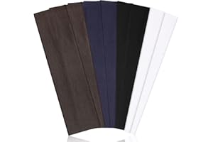 Ztomine Headbands for Women, 8pcs Stretchy Non Slip Soft Cotton Cloth Hair Bands for Sports, Workout, Yoga and Running