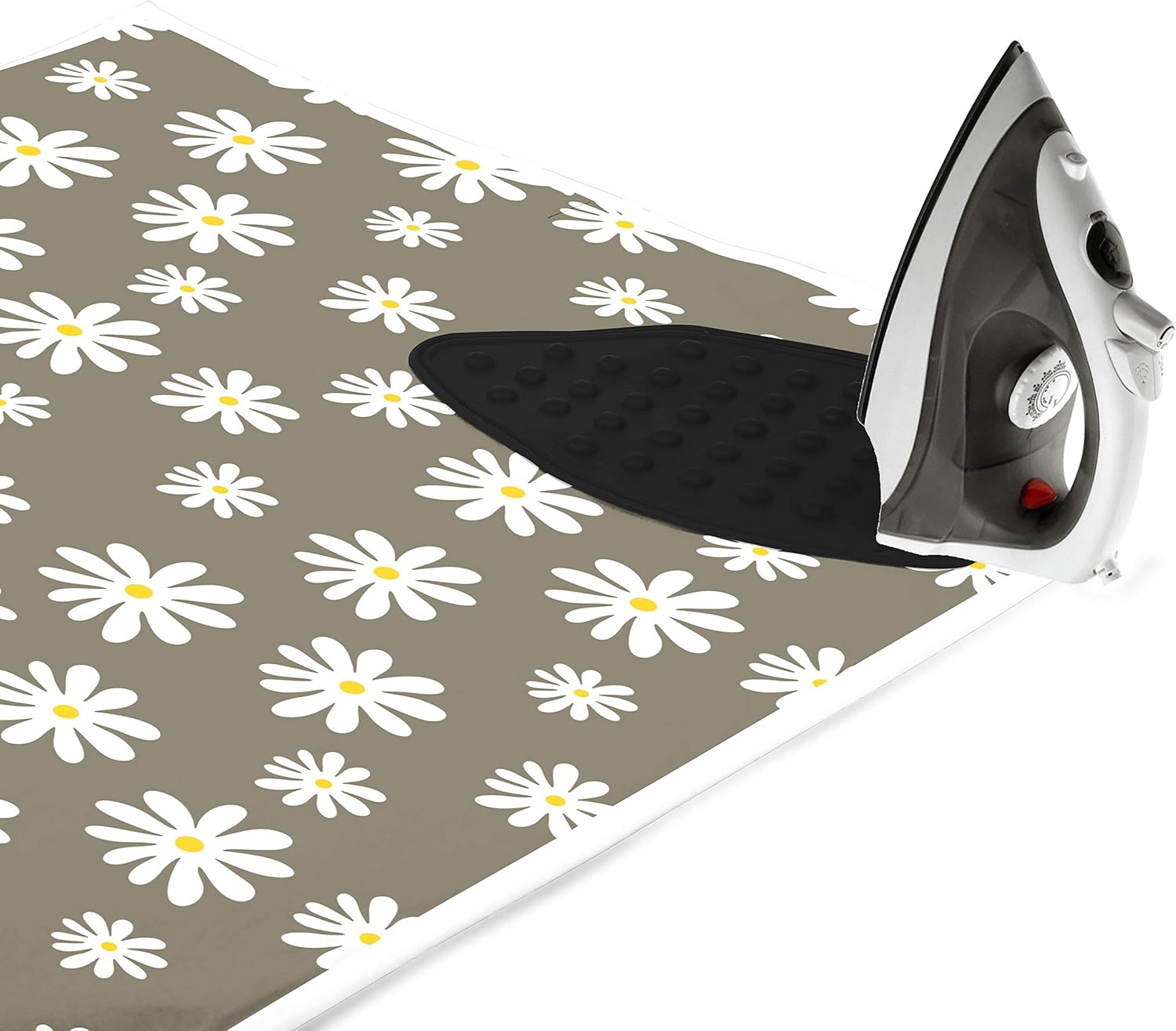 Encasa XO Ironing Mat/Pad (120x70 cm) with 3mm Padding & Silicone Iron Rest for Steam Pressing on Tabletop or Bed
