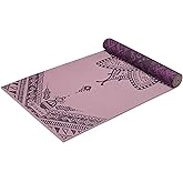 Gaiam Yoga Mat - Premium 6mm Print Reversible Extra Thick Non Slip Exercise & Fitness Mat for All Types of Yoga, Pilates & Fl