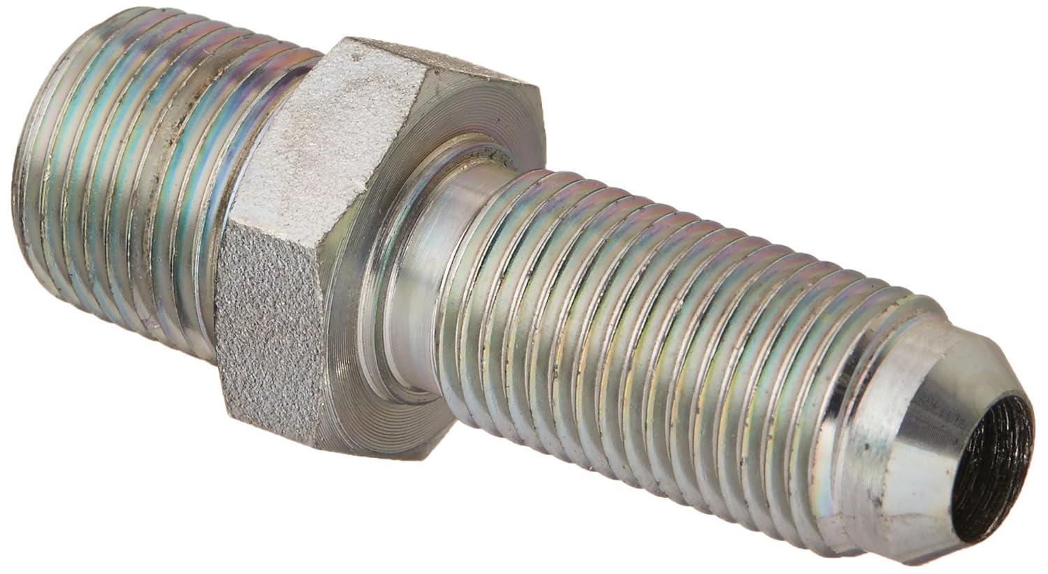 Brennan Industries 27060606 Steel Bulkhead Straight Tube Fitting, 3/8"18 NPTF x 9/16"18 SAE