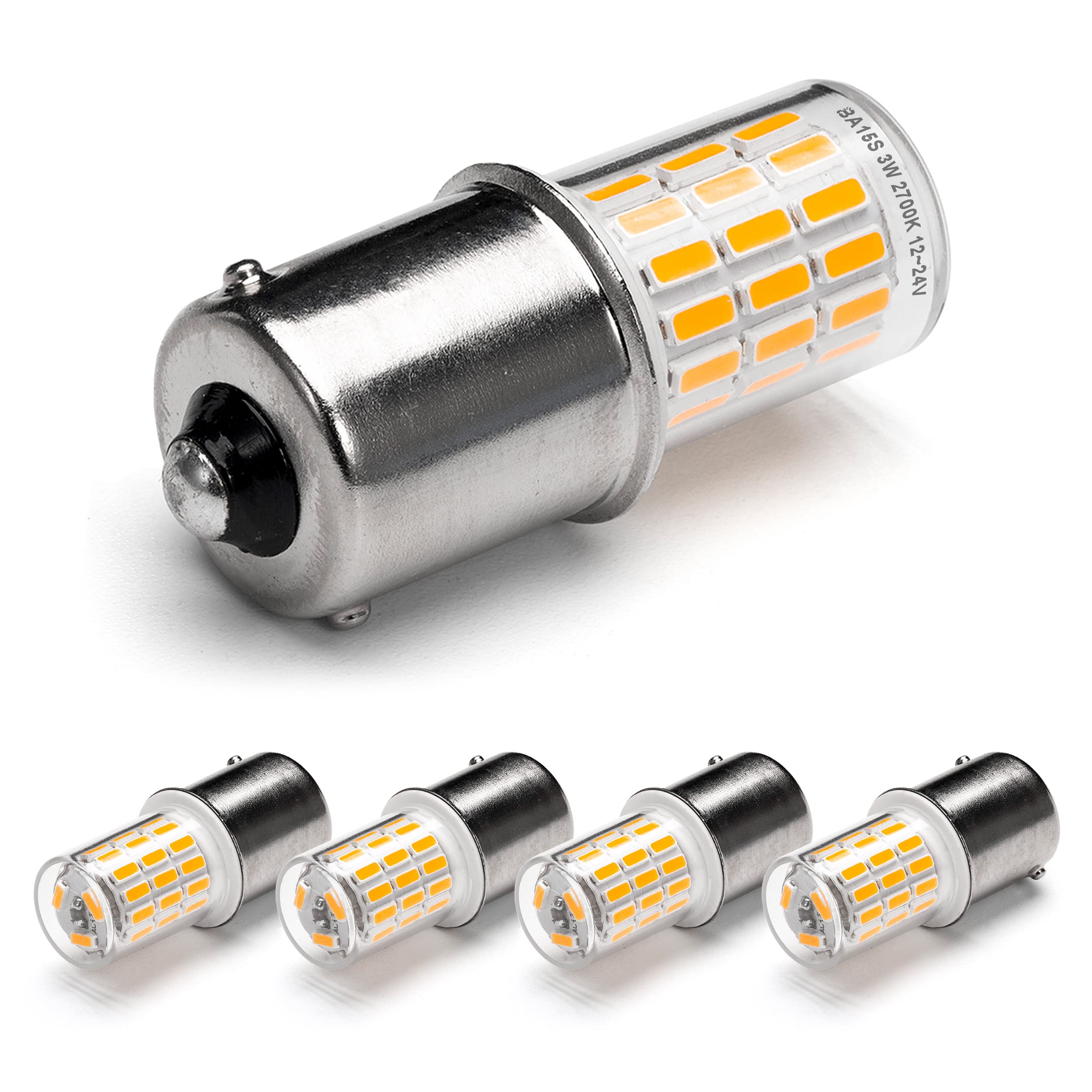 Photo 1 of Ziomitus BA15S Led 12V Landscape RV Camper Interior Light Bulbs, 1156 1141 2700k Warm White,DC Bayonet Single Contact Base BA15S Bulbs for Marine Boat Trailer Lights,5 Pack