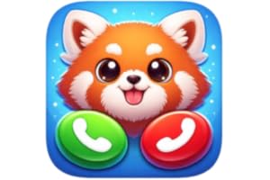 Red Panda Fake Video Call Prank: Cute Animal Mock Audio Call, Chat Simulation & Funny Virtual Pet Joke App