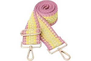 GINJKGO Purse Straps Replacement Crossbody - Adjustable Bag Strap for Purses, Wide Shoulder Strap for Women Guitar Purses