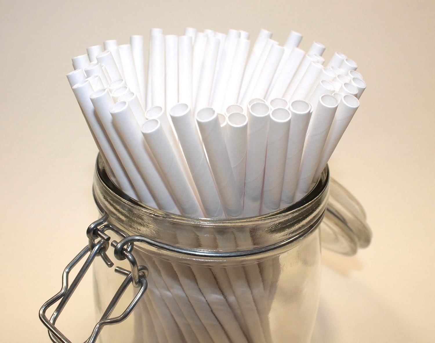 White Paper Straws (6mm x 200mm), Pack Size 500 - Image 4