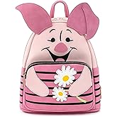 Loungefly Disney Winnie the Pooh Piglet Cosplay Womens Double Strap Shoulder Bag Purse