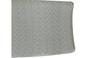 Mebie Baby Changing Pad Cover, Desert Sage, 100% Muslin Cotton Changing Table Pad Cover for Baby Boy and Girl, Designer Nursery Decor Covers, Diaper Changing Pad Cover for Changing Station