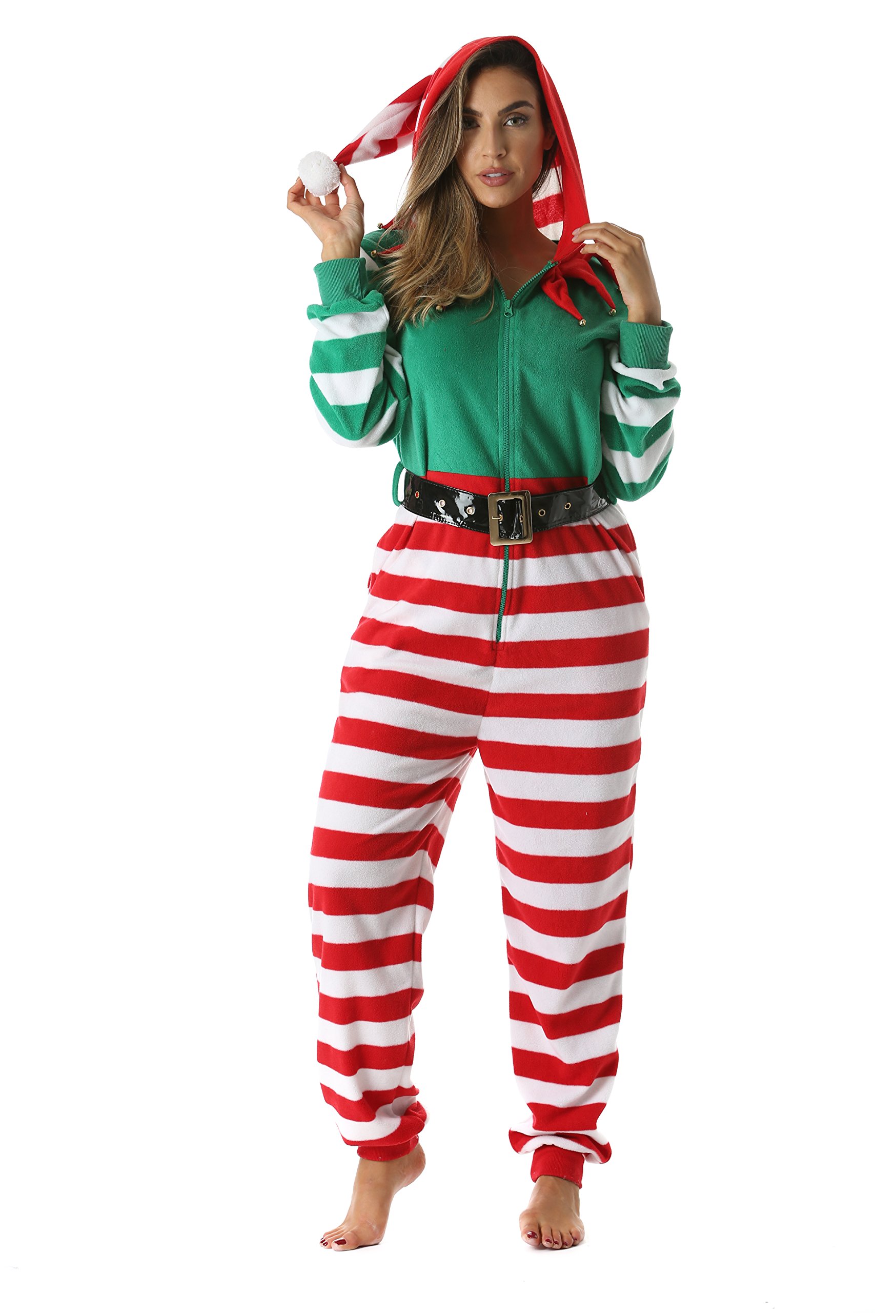 Photo 1 of 6443-XL #FollowMe Adult Onesie / Womens Pajamas,ELF