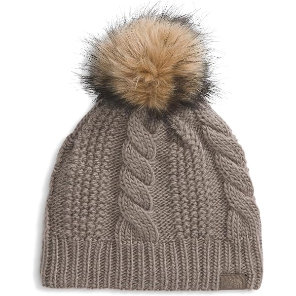 The North Face TNF Women\'s Oh Mega Pom Beanie Hat Antelope Tan NWT The North Face Women main image 3