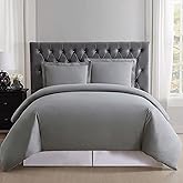 TRULY SOFT Everyday Duvet Set Grey Polyester 2-Piece Twin XL Duvet Set, Solid Color Themed, for Men and Women, Oeko-TEX Certified Confidence