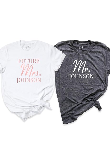 Future Mrs Shirt, Mrs and Mr Shirts 
