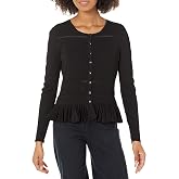 Jason Wu Collective Rent The Runway Pre-Loved Black Peplum Cardigan