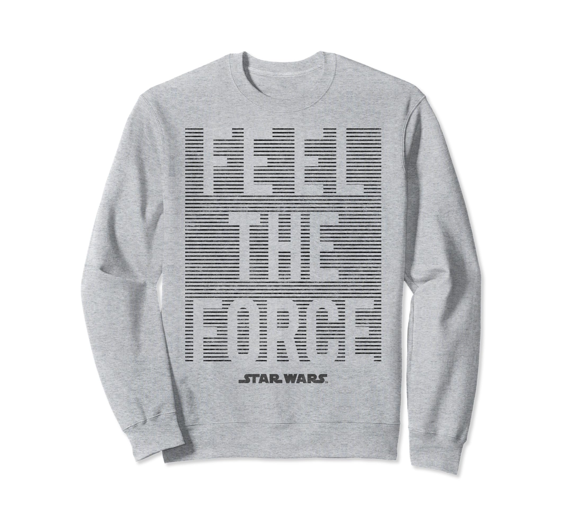 Star Wars Last Jedi Force Feels Lines Stamp Sweatshirt