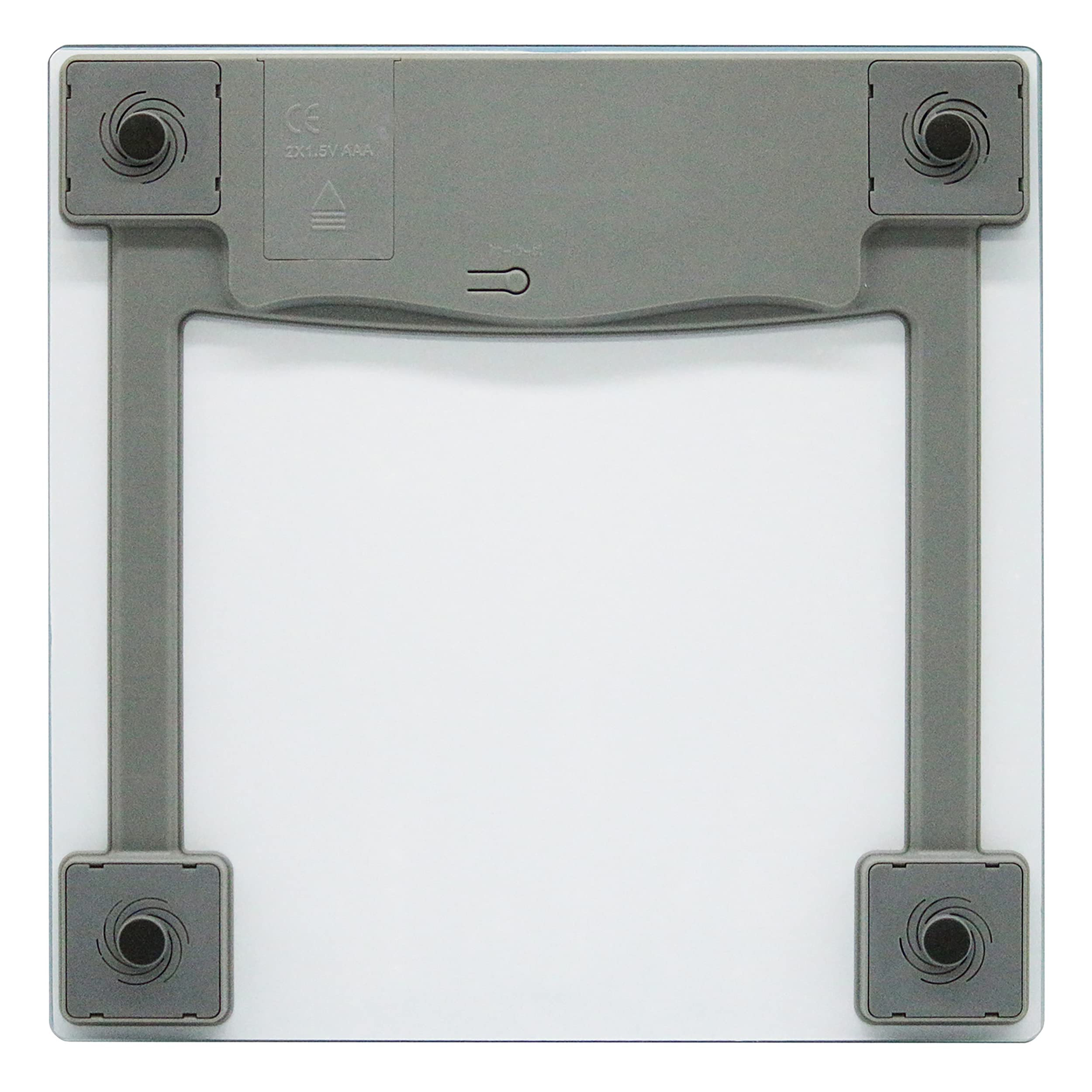 Taylor Digital Scales for Body Weight, Highly Accurate 400 LB Capacity, Auto On and Off Scale, 11.8 x 11.8 Inches, Charcoal Grey