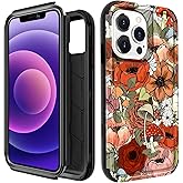 Plakill for iPhone 12 Pro Max Case - Women Cute Girls Phone Cover Girly Aesthetic Unique Design Kawaii Mushroom Heavy Duty Protective Hard Shockproof Military Grade Funda for iPhone 12 ProMax
