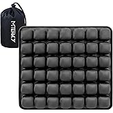 MTGKY Sondor Travel Seat Cushion,Inflatable Travel Seat Cushion for Airplane,Portable & Adjustable,Airplane Gadgets,Inflatable Cushion for Wheelchair, Travel,Driving,Office Work