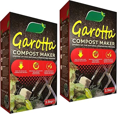 Topline Garotta Garden Compost Maker Bundle 2 x 3.5kg Organic Activator