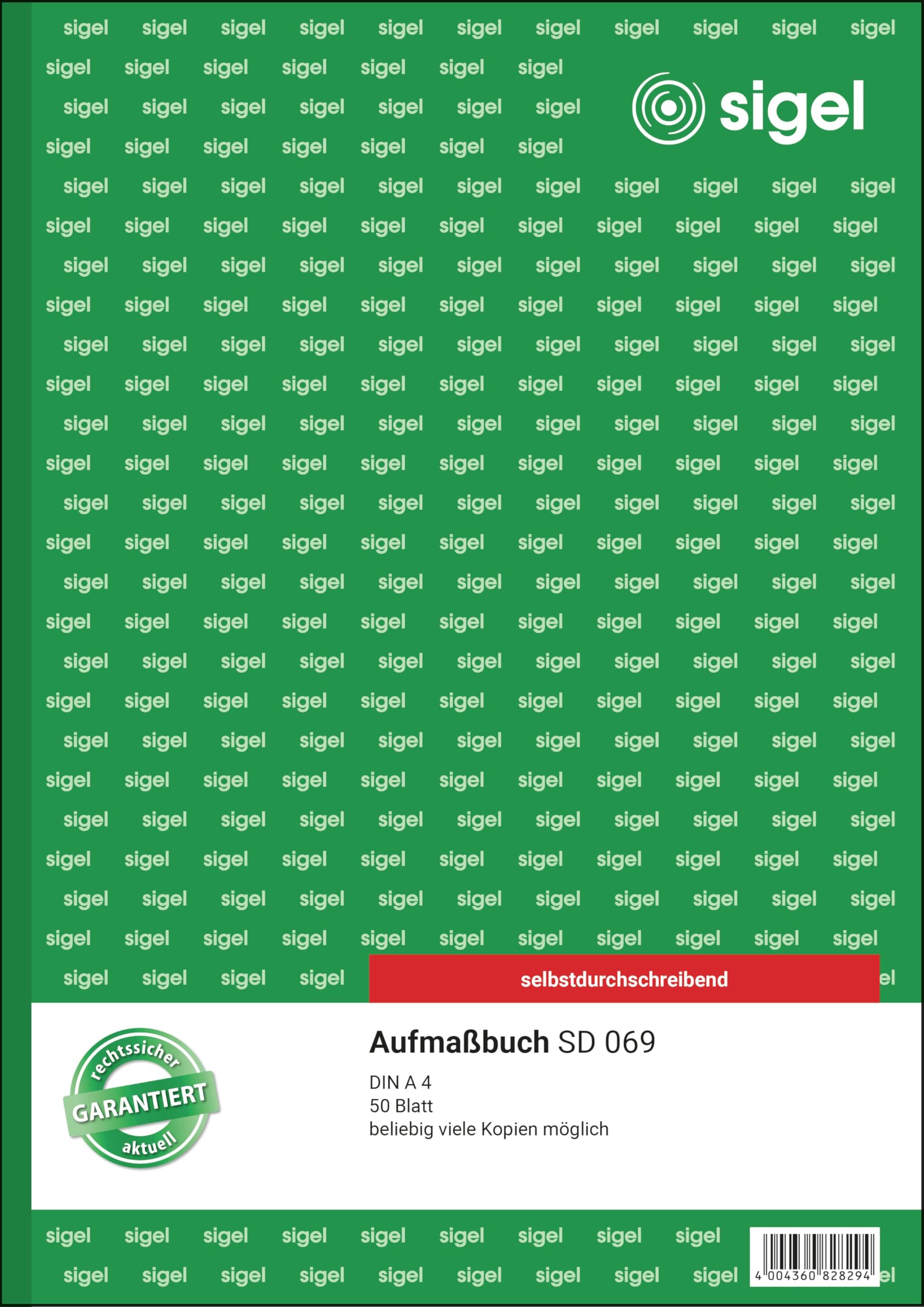 SIGEL SD069 Copy Book - 50 Sheets