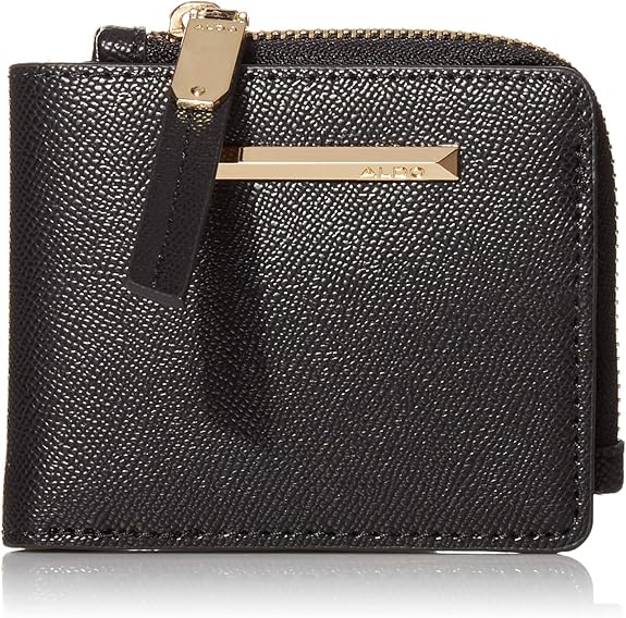 ALDO Women's Kederiwet Card Holder Wallet, Black, One Size Amazon.co