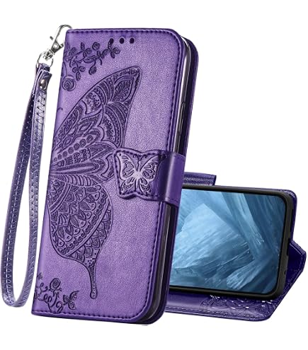 Asuwish Custodia Portafoglio Per Google Pixel 9 Pro XL Con Cerniera E Cinturino - Include Vetro Temperato
