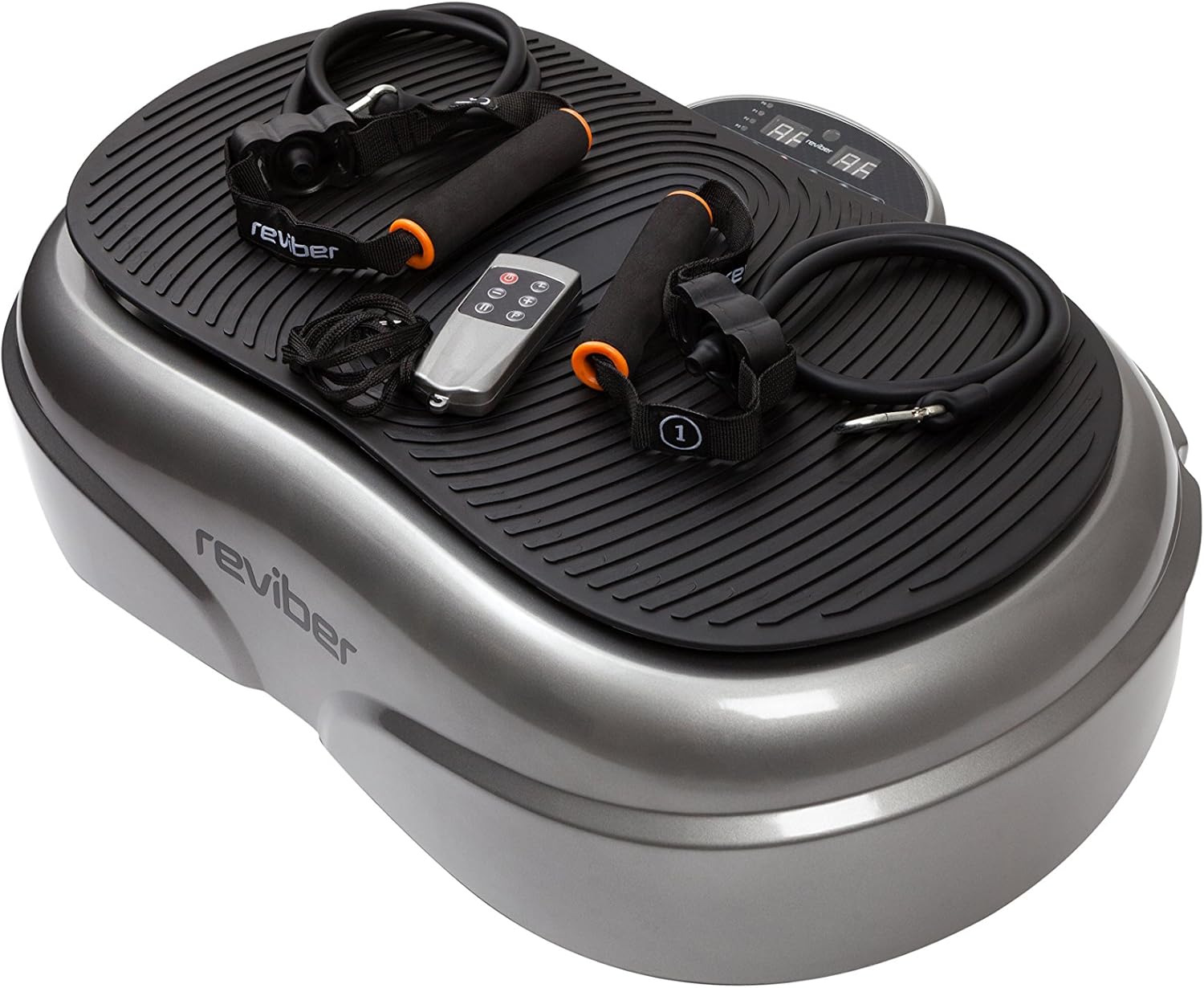 Reviber Fusion Oscillating Vibration Plate Exercise Machine, Anthracite