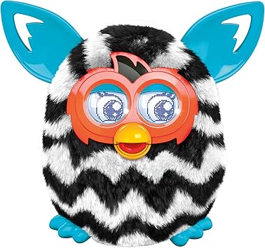 black and white furby