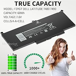 7480 F3YGT 2X39G 60WH Laptop Battery for Dell