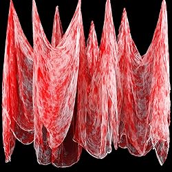 Boao Halloween Cheese cloth 85 x 197 Inch Bloody