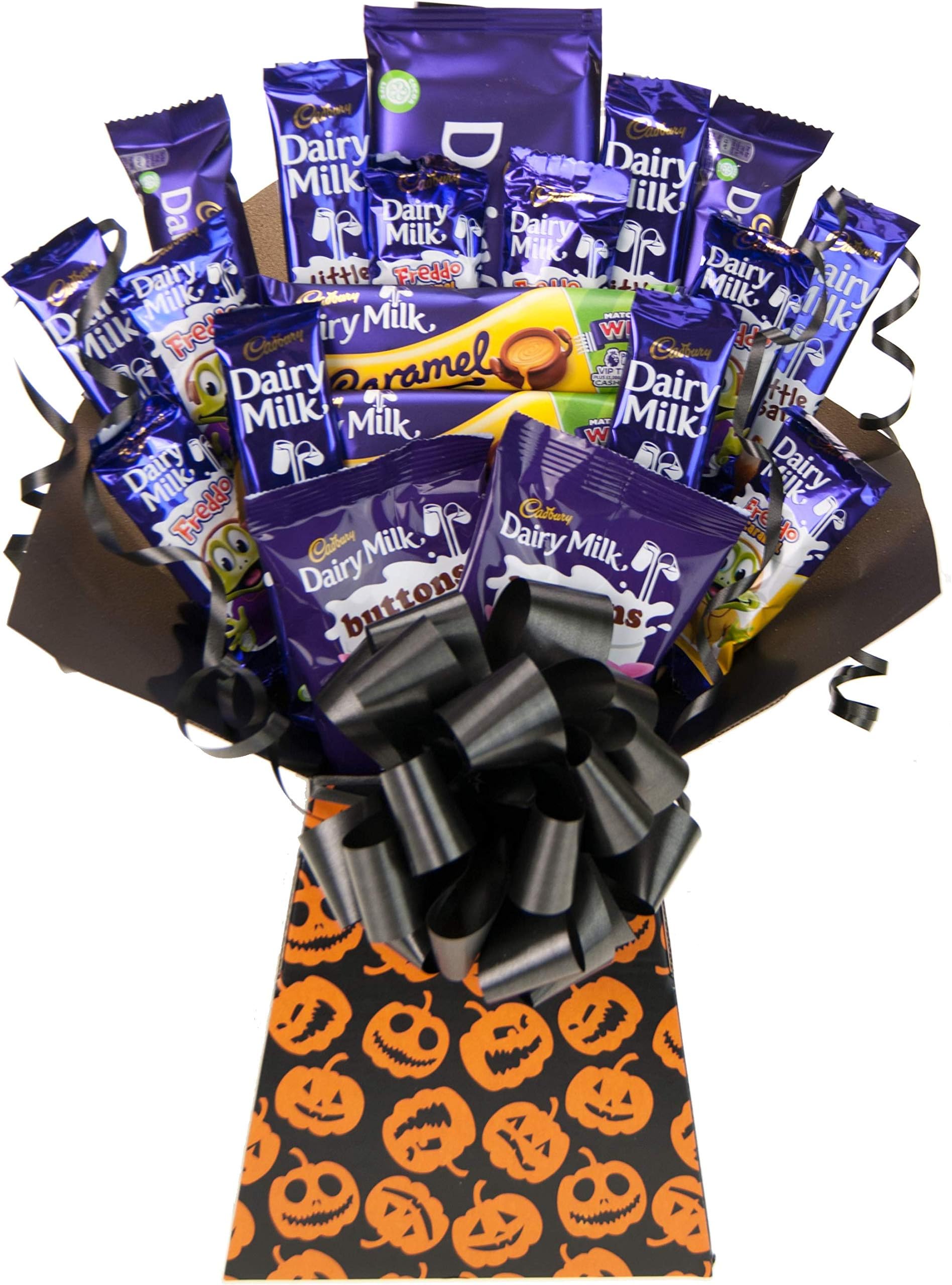 Chocoholic Bouquet Halloween Treats Chocolate Bouquet Dairy Milk - Pumpkins