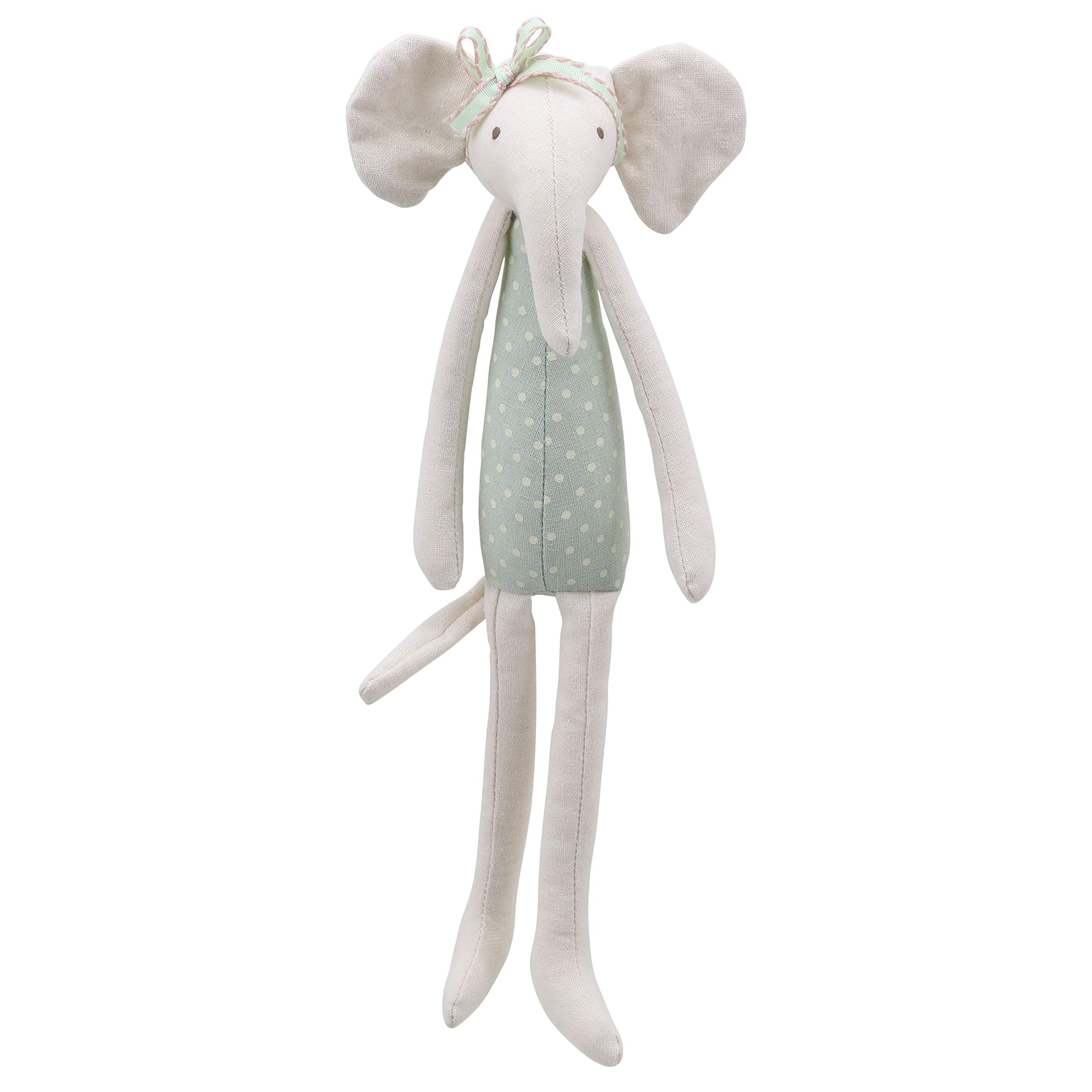 Wilberry - Linen - Green Elephant Soft Toy - WB004237