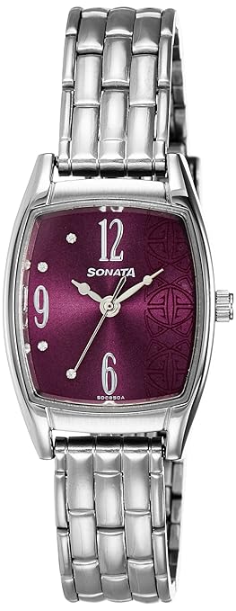 Analog Purple Dial women's Watch -NK87003SM01