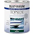 Rust-Oleum, Deep Green 207007 Marine Coatings Topside Paint, Quart, 32 Fl Oz (Pack of 1), 11