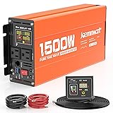 Joemnwart 1500 Watt Pure Sine Wave Inverter 12V DC