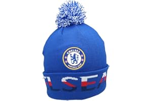RhinoxGroup Compatible with Chelsea Officially Licensed Soccer Beanie 04 Blue