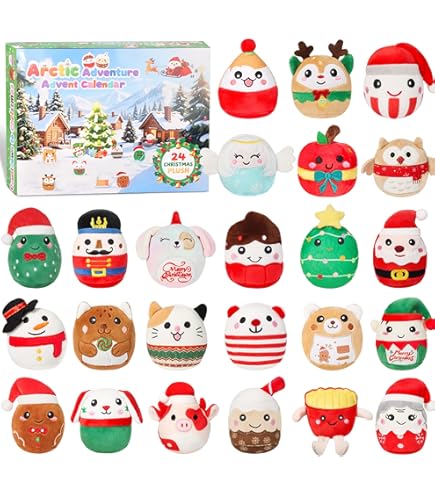Calendario De Adviento 2025 Con 24 Mini Juguetes De Peluche