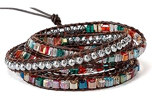 SPUNKYsoul New! Dazzling Handmade Leather Wrap Bracelet Collection