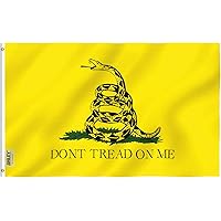 Anley Fly Breeze 3x5 Foot Don't Tread On Me Gadsden Flag - Vivid Color and Fade Proof - Canvas Header and Double…
