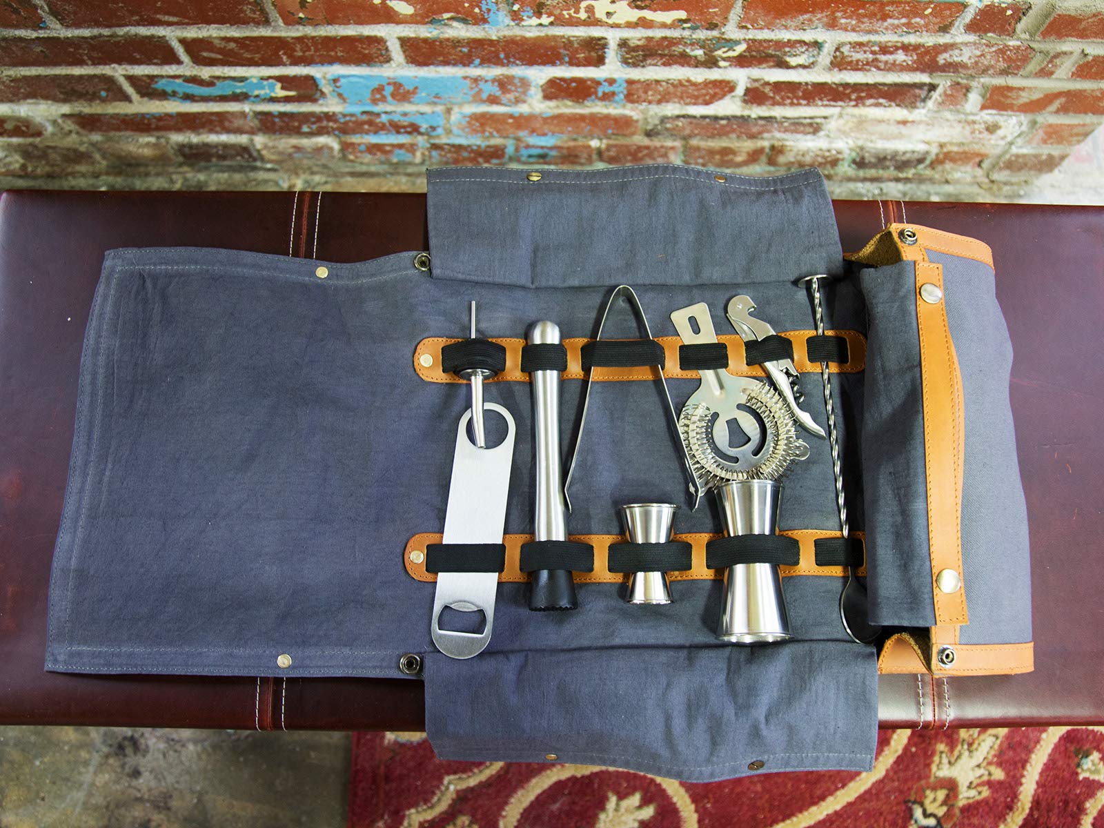 Bar tool bag Portable bartending kit Professional bartender tools bag Cocktail Equipment Case Drink 