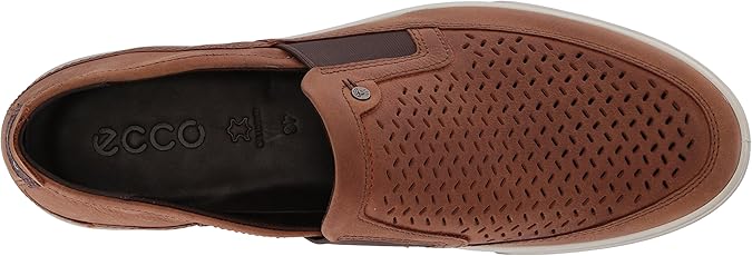 ecco men's collin perforated slip on