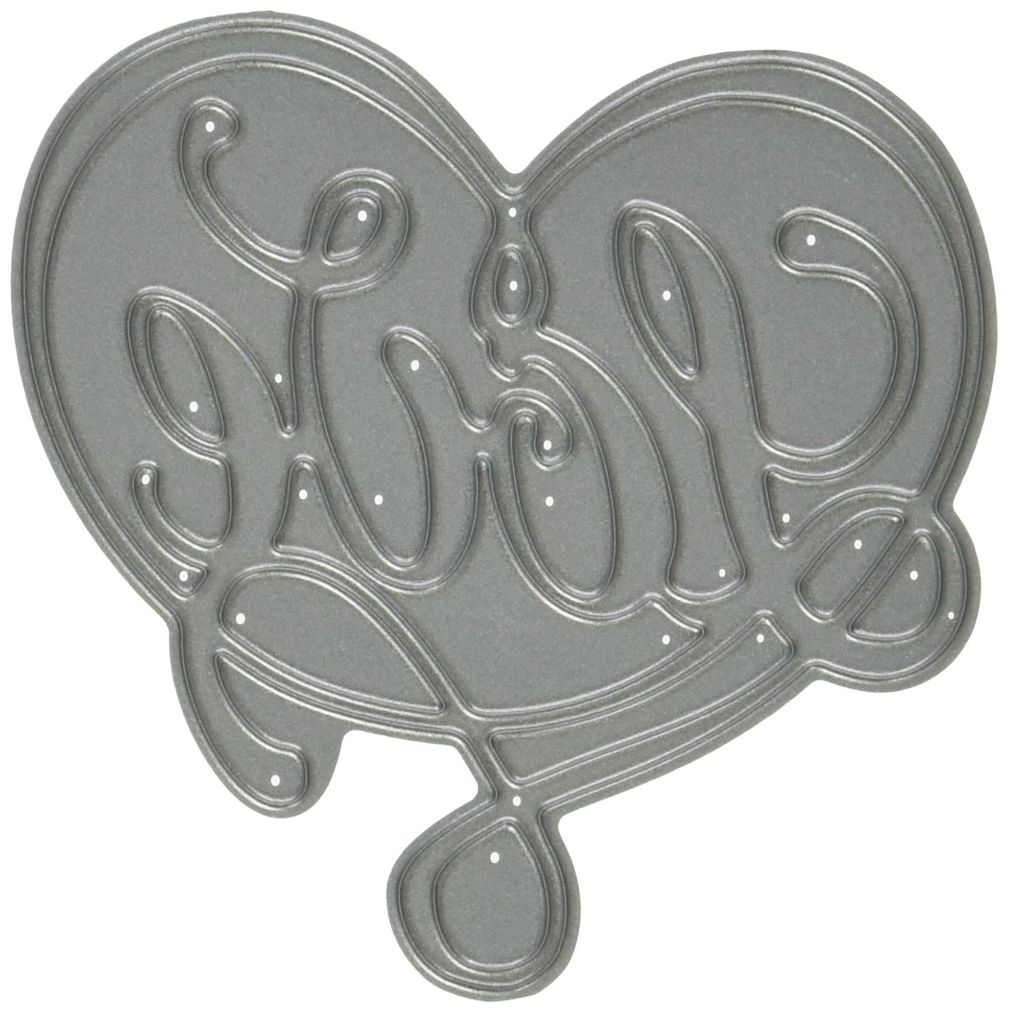 Whispers Die-Versions Fancy Love Heart Die โ image 1