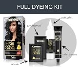 Cameleo Permanent Color Cream Black by Delia Cosmetics Full Kit view 2