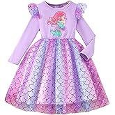 Girls Tutu Dresses Toddler Winter Long Sleeve Party Tulle Dresses for 18M-7T