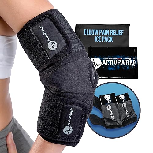 ActiveWrapElbow Pain Relief Ice Pack. PT Designed for Golfer’s