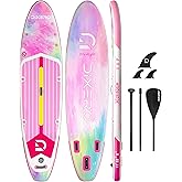 Dixero Inflatable Stand Up Paddle Board with SUP Accessories, Anti-Slip EVA Deck, 11'*33" Inflatable Paddle Boards for Adults & Youth of All Skill Levels