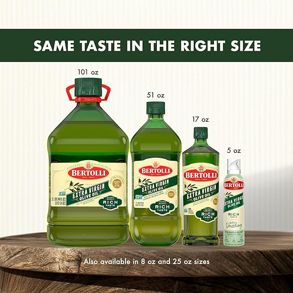 BERTOLLI EXTRA VIRGIN OLIVE OIL, RICH TASTE, 16.9 FL OZ
