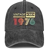 50th Birthday Gifts for Men Women 1976 Hats Vintage 1976 Baseball Cap for 50 Year Old Birthday Gifts for Fathers Mothers Day