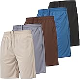 Ultra Performance 5 Pack Mens Shorts, Athletic Gym Shorts Workout Basketball Shorts for Men, SM - 5X