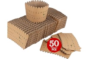 Yes!Fresh Eco-ID Sleeve - Unique Paper Cup Sleeves for Easy Cup Identification, Compatible with 12oz, 16oz, and 20oz Paper Cups, Reduces Waste for Parties, Gatherings, and Events (50 Pack)