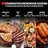 Toshiba 20L Digital Microwave Oven 800W Grill 1000W Combo Mirror Door view 3
