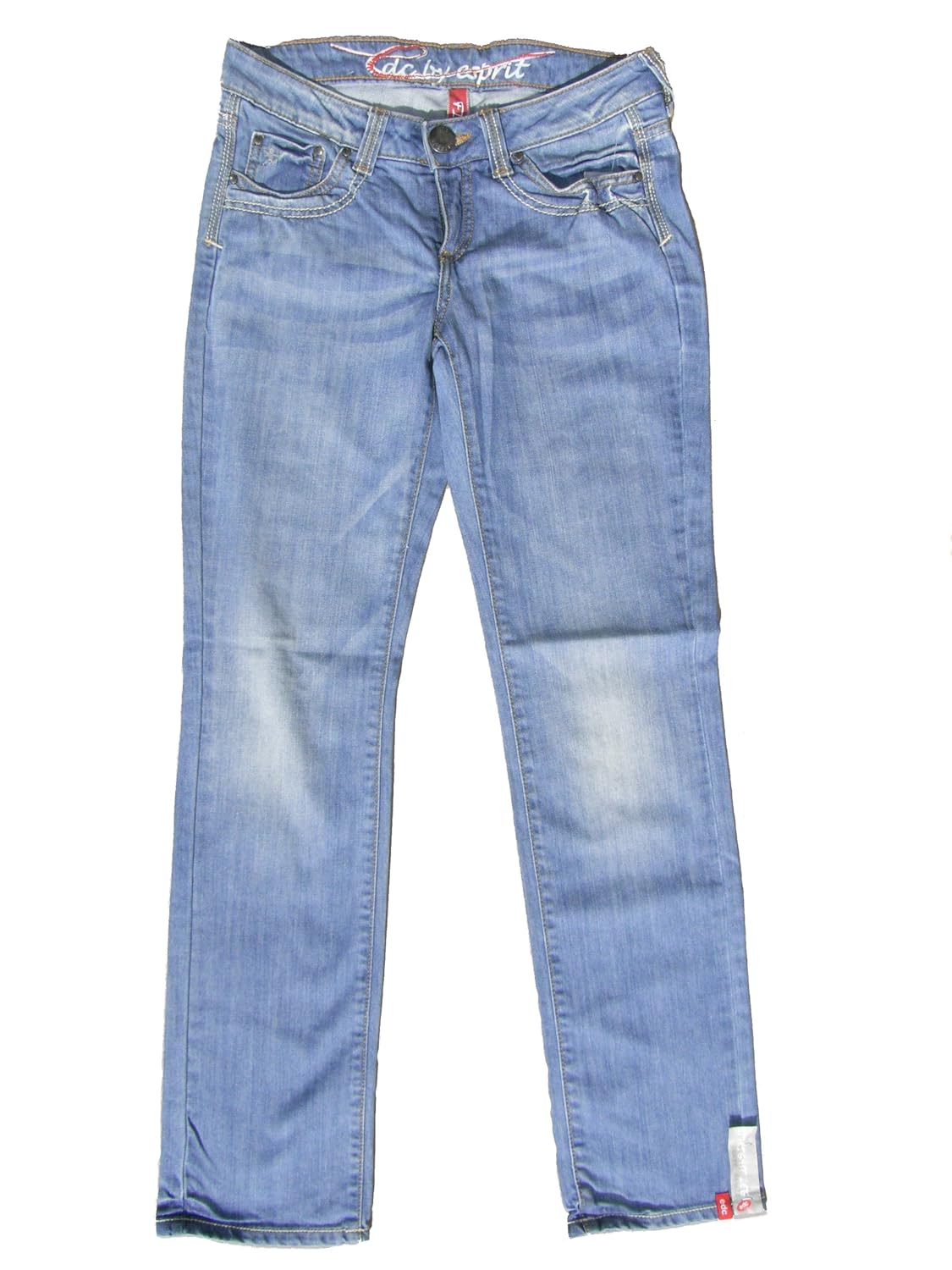 ESPRIT Jeans edc, Five straight leg, short, Größe 27 Amazon.de Bekleidung